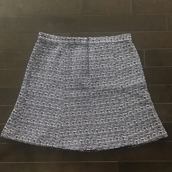 Blue Tweed Ann Taylor Skirt - Picture 3 of 7